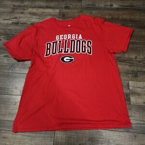 Fanatics Georgia Bulldogs Mens Tshirt red size L 2195 Pre-owned Great condition